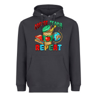 Smoke coffee teach repeat Heavyweight Hoodie - NancyCooperArtShop