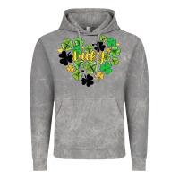 Cloud Rock lucky heart shaped clover Vintage Hoodie - AdoDesignShop