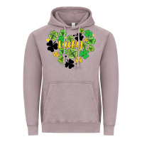 Vintage Zinc lucky heart shaped clover Vintage Hoodie - AdoDesignShop