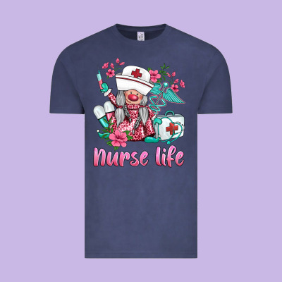 Nurse Gnomies Nurse  Life Spring Vintage Tee Designed By Barkaloodesign