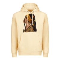 Pina Colada Fall afro woman Premium Hoodie - NancyCooperArtShop