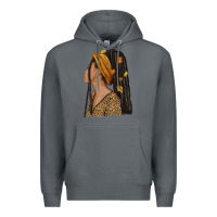 Rock Fall afro woman Premium Hoodie - NancyCooperArtShop