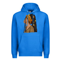 True Royal Fall afro woman Premium Hoodie - NancyCooperArtShop