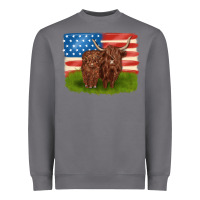 Storm American cows Heavyweight Sweatshirt - MaliasSmallBusiness