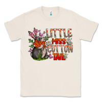 Natural Little Miss Cotton Tail Classic Tee - CowhideDigitalArt