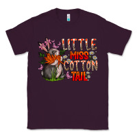 Plum Little Miss Cotton Tail Classic Tee - CowhideDigitalArt