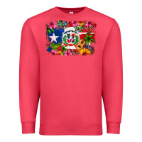Cardinal Dominican Republic and Puerto Rico Flag Premium Sweatshirt - texasbilliewilder