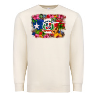 Sandshell Dominican Republic and Puerto Rico Flag Premium Sweatshirt - texasbilliewilder