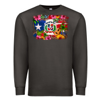 Smoke Dominican Republic and Puerto Rico Flag Premium Sweatshirt - texasbilliewilder