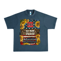 Midnight Navy Western God Bless America Urban Heavy Tee - LillyAllenDesigns