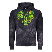 Cloud Black heart shaped clover Vintage Hoodie - AdoDesignShop