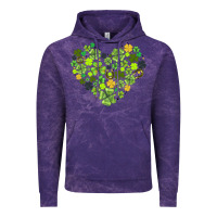 Cloud Purple heart shaped clover Vintage Hoodie - AdoDesignShop