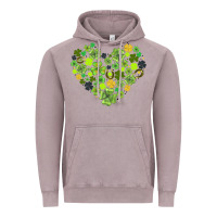 Vintage Zinc heart shaped clover Vintage Hoodie - AdoDesignShop