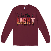 Burgundy be the light Long Sleeve Tee - MaliasSmallBusiness