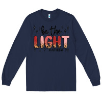 Navy be the light Long Sleeve Tee - MaliasSmallBusiness
