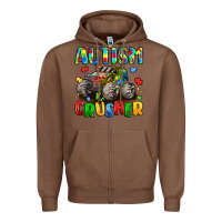 Chestnut autism crusher Zipper Hoodie - LillyAllenDesigns
