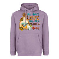 Lavender he dont love me like tequila does Heavyweight Hoodie - texasbilliewilder