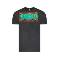 Vintage Black western rodeo sunflowers weapon  license plate template Vintage Tee - BarkalooDesign