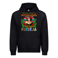 Black Mexican Chingona Urban Hoodie - FaDigitalArtStudio