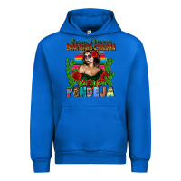 Cobalt Mexican Chingona Urban Hoodie - FaDigitalArtStudio