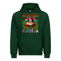 Forest Green Mexican Chingona Urban Hoodie - FaDigitalArtStudio