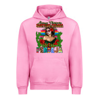 Fuchsia Pink Mexican Chingona Urban Hoodie - FaDigitalArtStudio