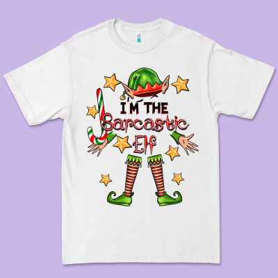 Im The Sarcastic Elf Premium Tee Designed By Fadigitalartstudio