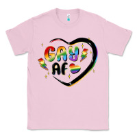 Bubblegum Pink gay af Classic Tee - MaliasSmallBusiness