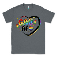 Charcoal Heather gay af Classic Tee - MaliasSmallBusiness