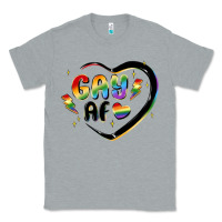 Heather Grey gay af Classic Tee - MaliasSmallBusiness