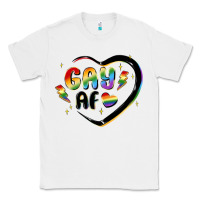 White gay af Classic Tee - MaliasSmallBusiness