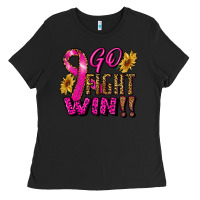 Black go fight win Ladies Tee - RanaPortraitStore