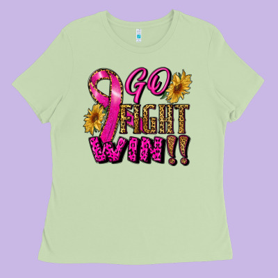 Go Fight Win Ladies Tee Designed By Ranaportraitstore