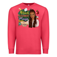 Cardinal black teacher magic with afro Premium Sweatshirt - NancyCooperArtShop