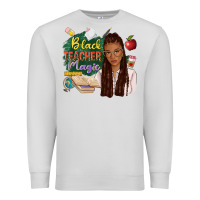 Dove Grey black teacher magic with afro Premium Sweatshirt - NancyCooperArtShop