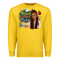 Lemon black teacher magic with afro Premium Sweatshirt - NancyCooperArtShop