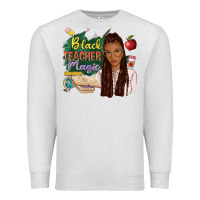 Oatmeal Heather black teacher magic with afro Premium Sweatshirt - NancyCooperArtShop