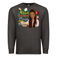 Smoke black teacher magic with afro Premium Sweatshirt - NancyCooperArtShop