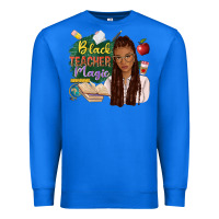 True Royal black teacher magic with afro Premium Sweatshirt - NancyCooperArtShop