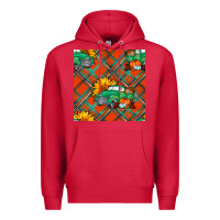 Cardinal Fall truck Premium Hoodie - NancyCooperArtShop