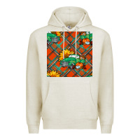 Oatmeal Heather Fall truck Premium Hoodie - NancyCooperArtShop