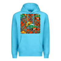 Ocean Blue Fall truck Premium Hoodie - NancyCooperArtShop