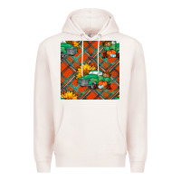 Pale Pink Fall truck Premium Hoodie - NancyCooperArtShop