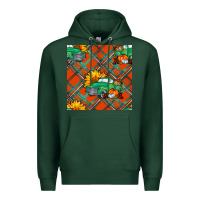 Sports Green Fall truck Premium Hoodie - NancyCooperArtShop