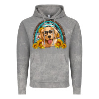 Cloud Rock golden retriever rainbow Vintage Hoodie - Artiststas