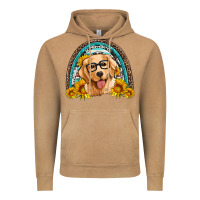 Vintage Camel golden retriever rainbow Vintage Hoodie - Artiststas