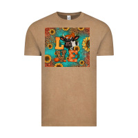 Vintage Coffee love autumn cow Vintage Tee - Jasminsmagicworld