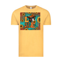 Vintage Mustard love autumn cow Vintage Tee - Jasminsmagicworld