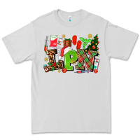 Dove Grey lpn christmas nurse with Premium Tee - AdoDesignShop