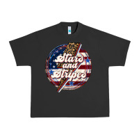 Pigment Black Western Stars and Stripes Urban Heavy Tee - LillyAllenDesigns